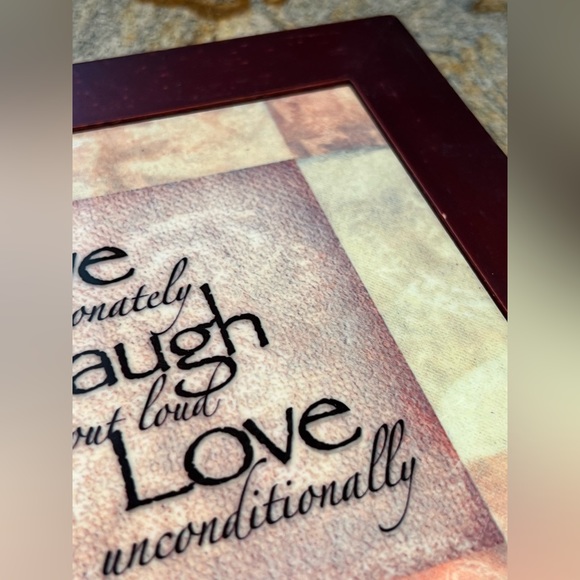 Trivet - Live love laugh - can be hung on the wall or placed on counter. - Picture 2 of 5